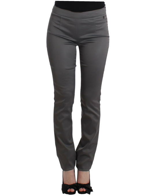 Pantalon slim gris John Galliano