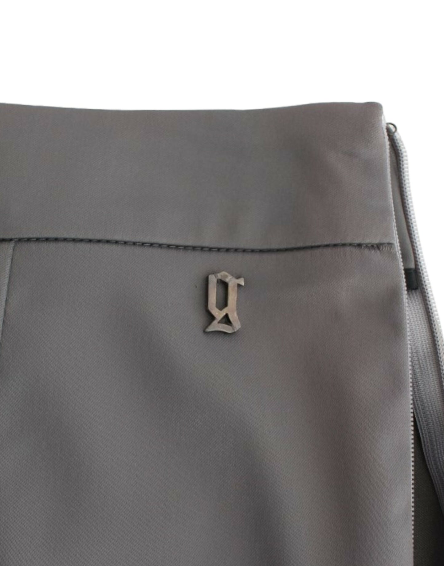 Pantalon slim gris John Galliano