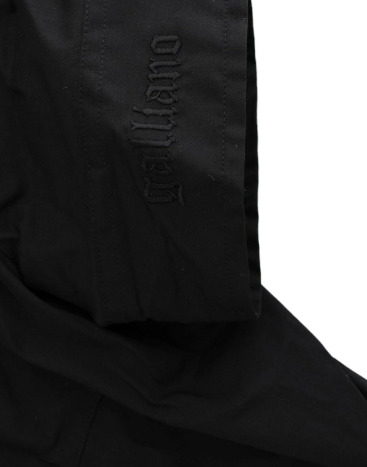 John Galliano Haut chemise en coton noir