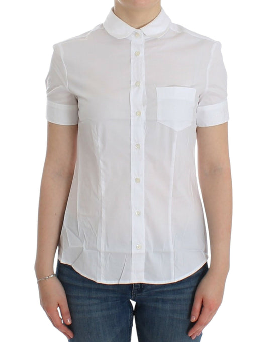Chemise en coton blanc John Galliano