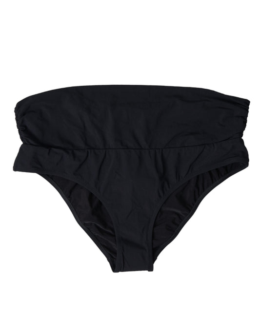 Maillot de bain Dolce &amp; Gabbana en nylon extensible noir avec bas de bikini