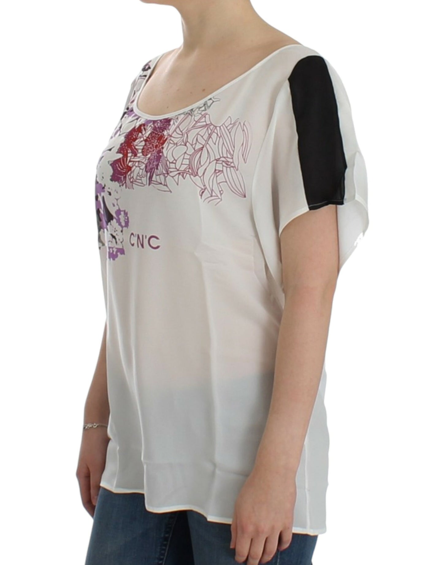 Chemisier imprimé à motif Costume National White