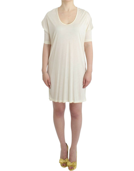 Robe tube en modal blanc Costume National