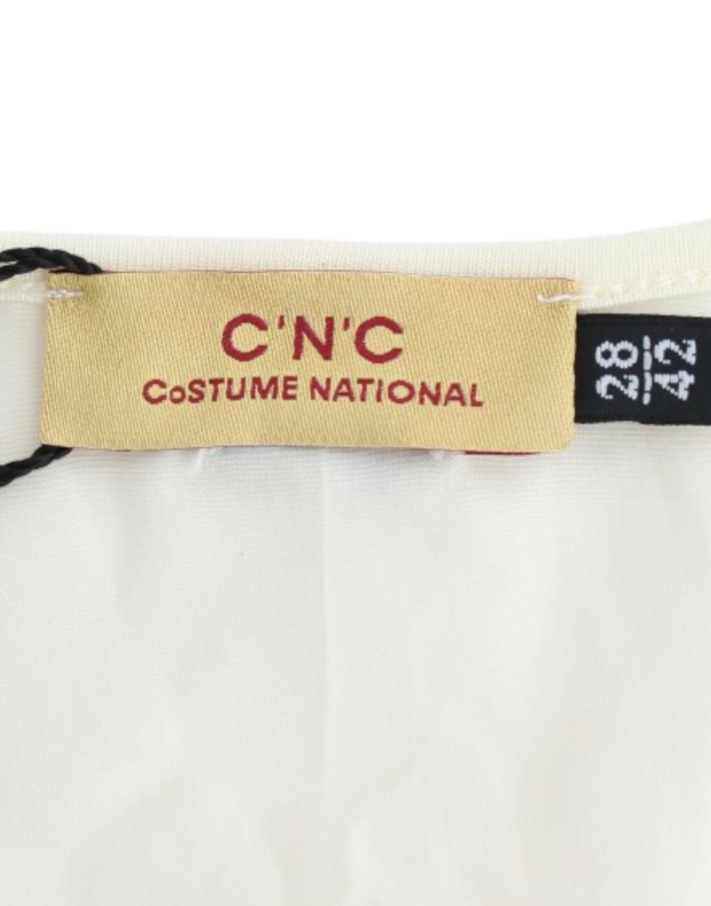 Robe tube en modal blanc Costume National