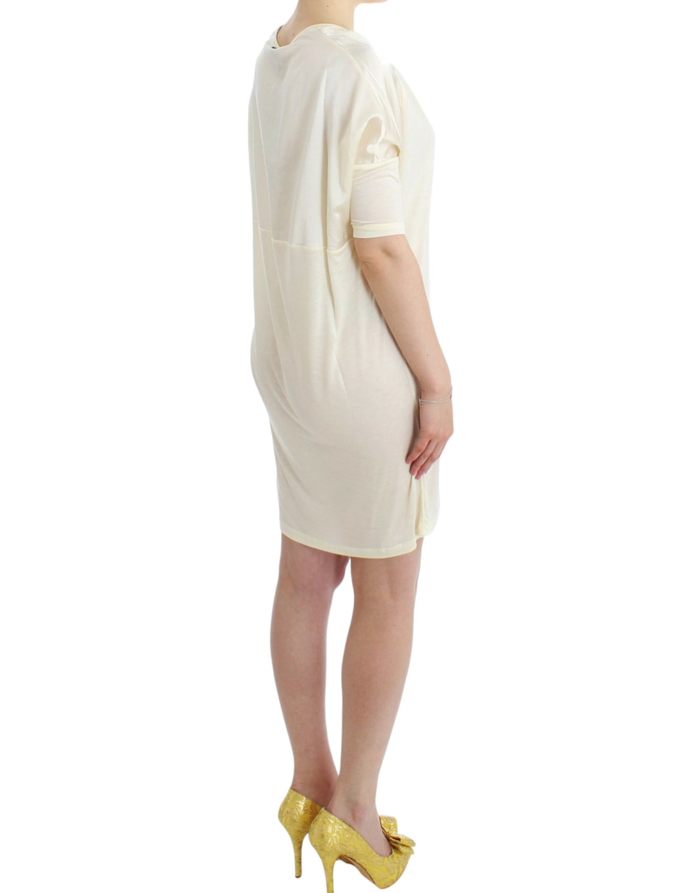 Robe tube en modal blanc Costume National