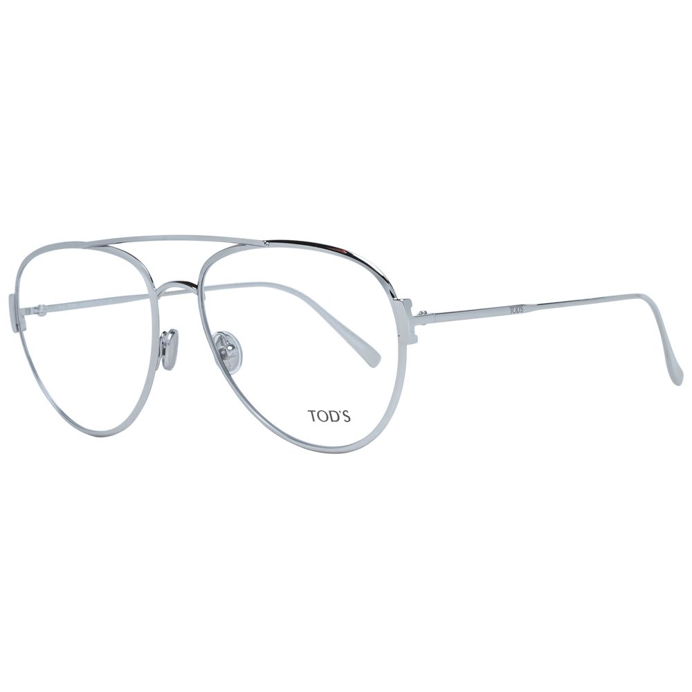 Montures optiques argentées pour femmes Tod's