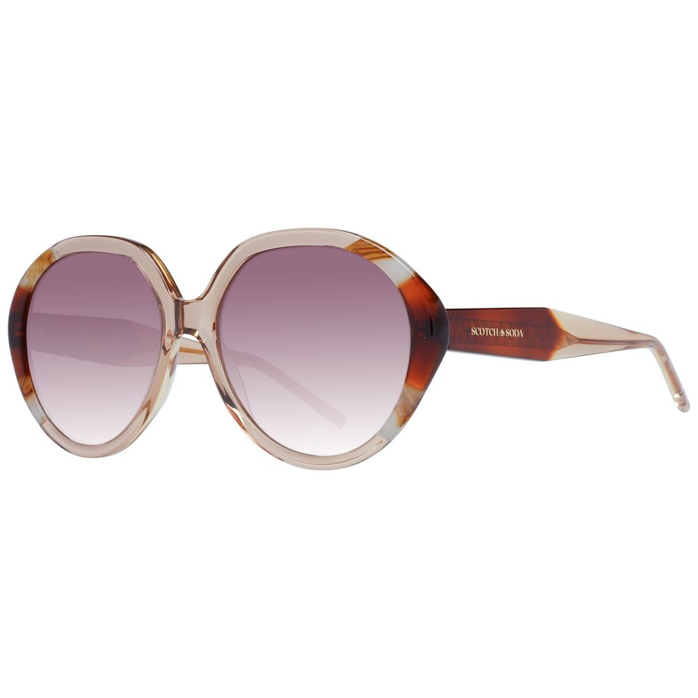 Lunettes de soleil marron Scotch &amp; Soda pour femme