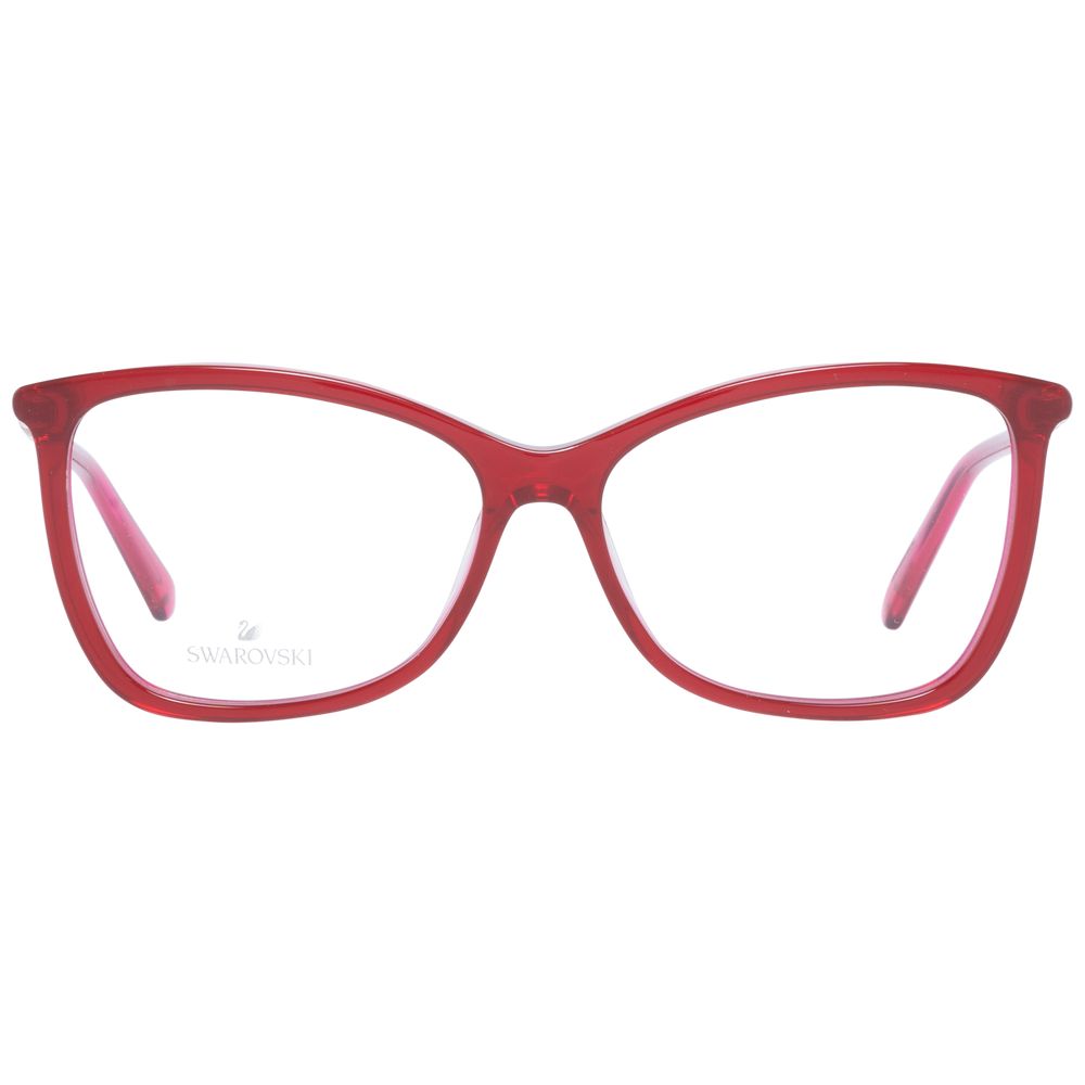 Montures optiques Swarovski rouges pour femmes
