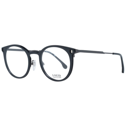 Montures optiques unisexes noires Lozza