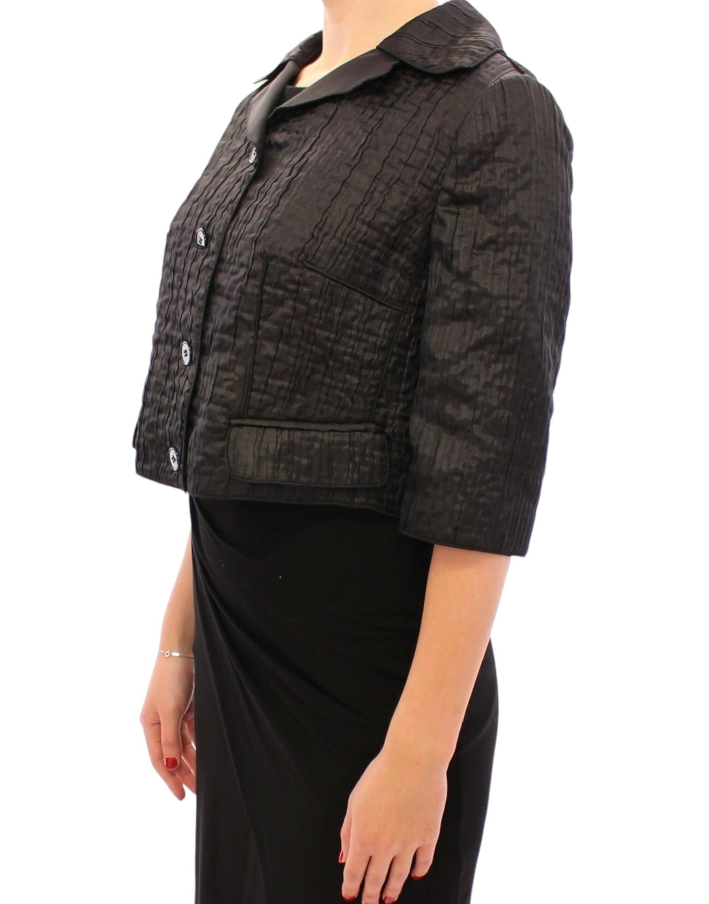 Dolce &amp; Gabbana Manteau boléro court noir
