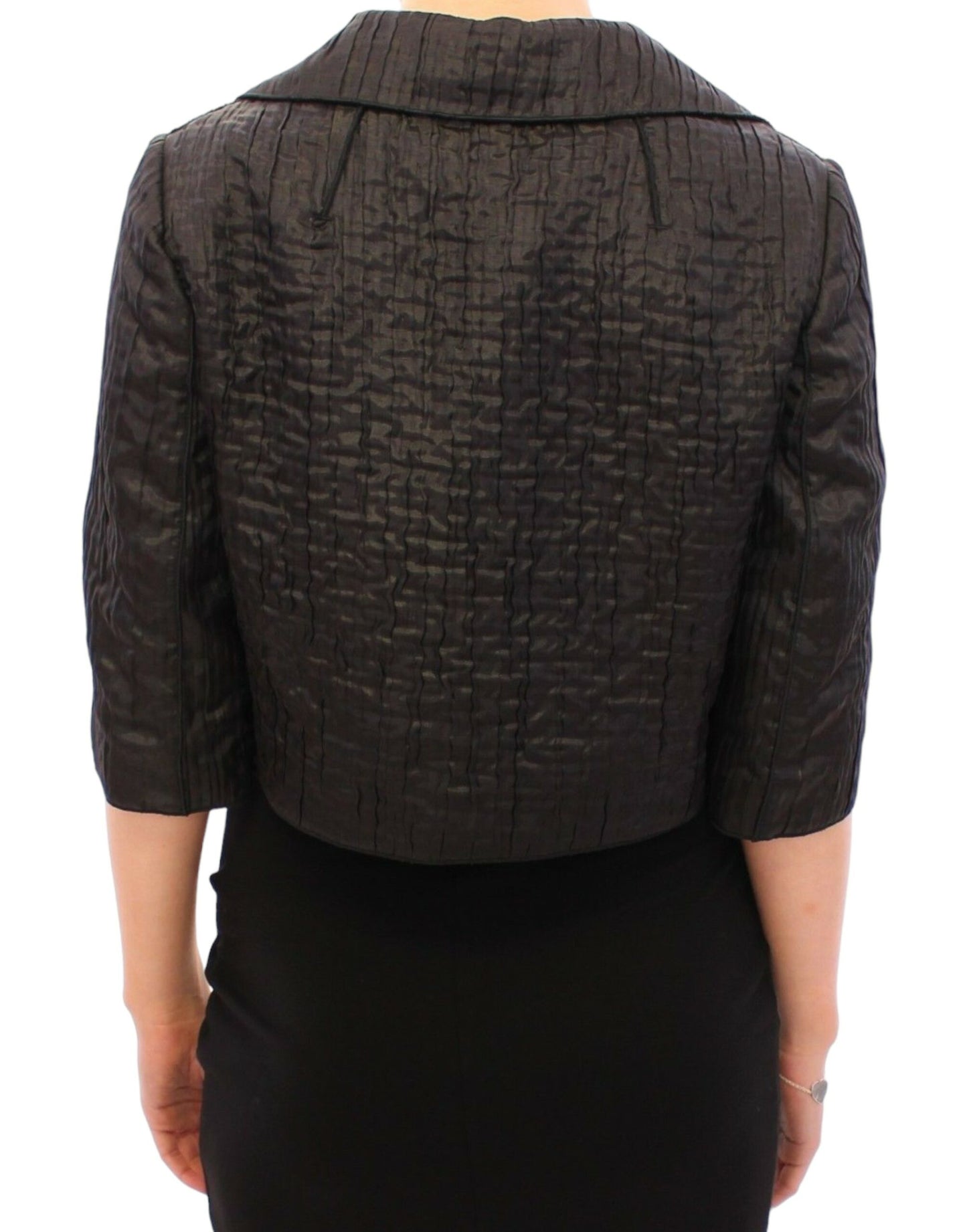 Dolce &amp; Gabbana Manteau boléro court noir