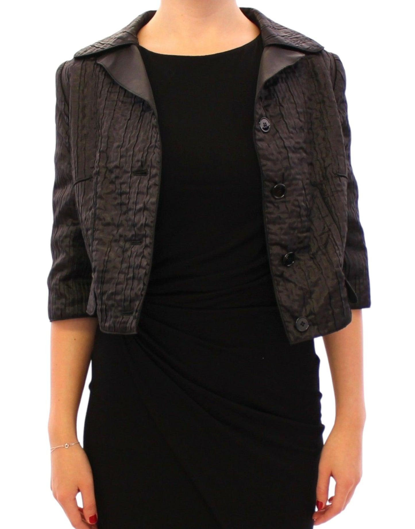 Dolce &amp; Gabbana Manteau boléro court noir