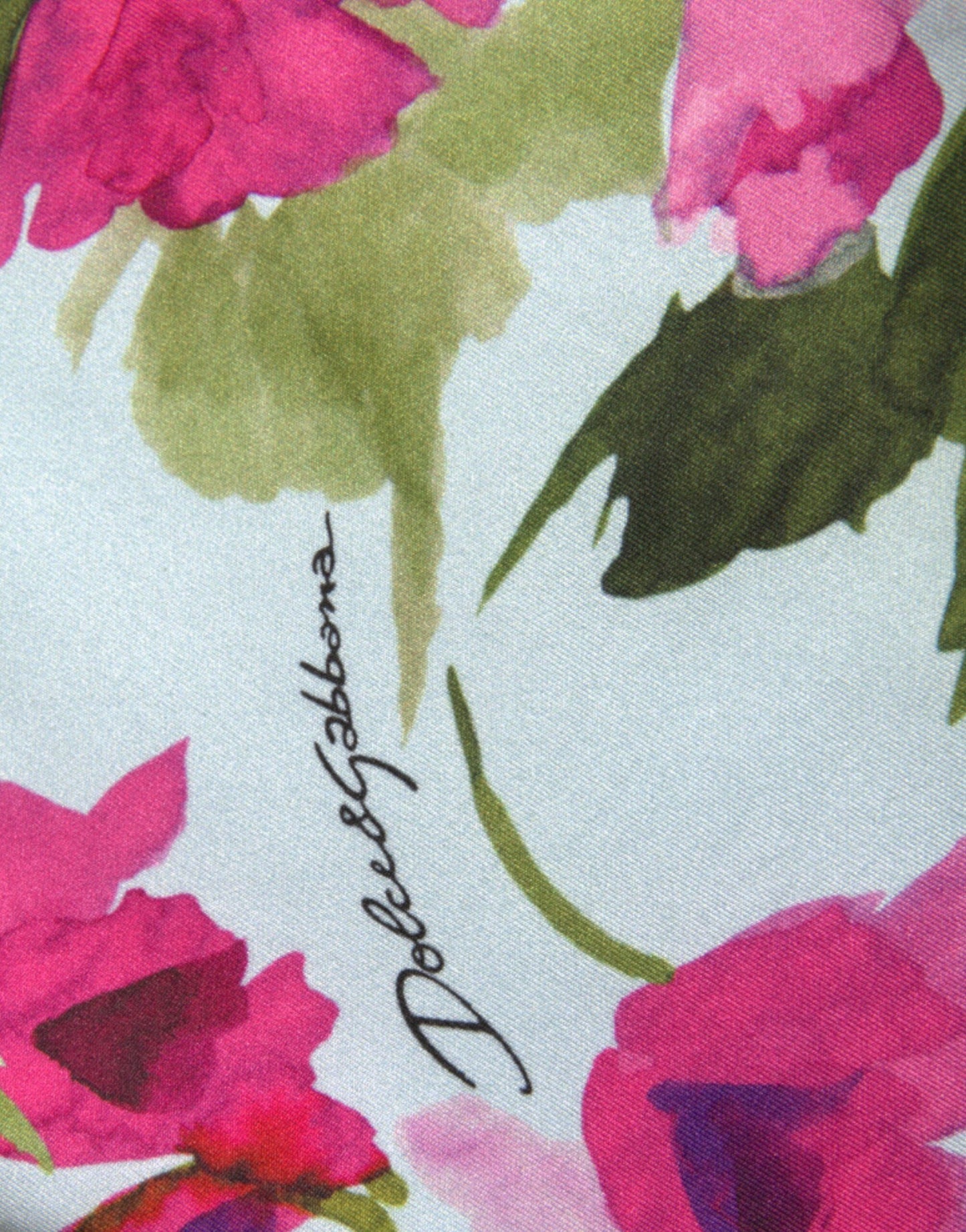 Pantalon legging taille haute à fleurs multicolores Dolce &amp; Gabbana