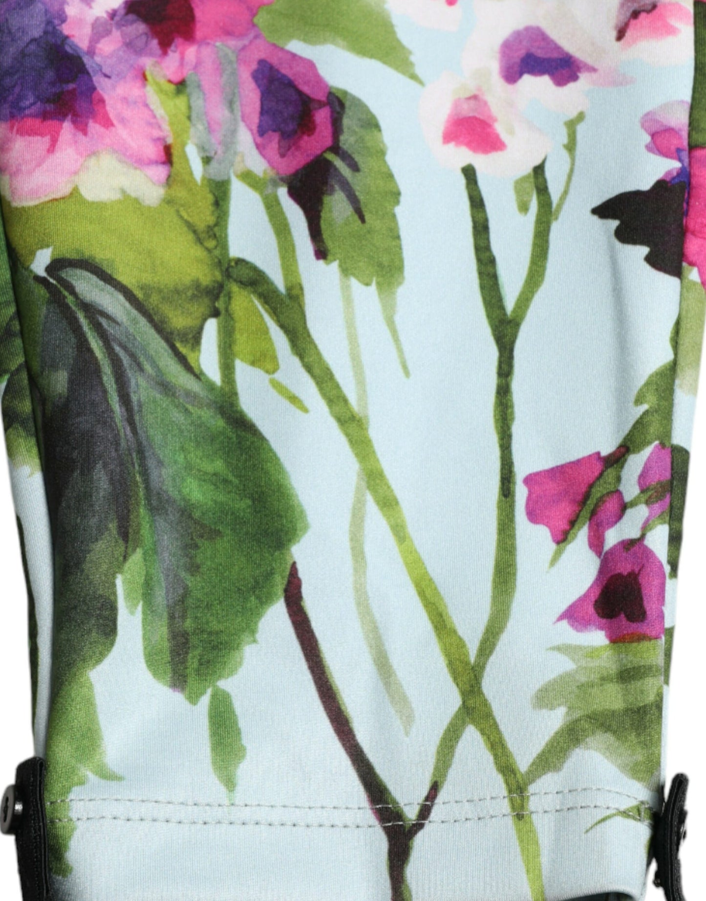 Pantalon legging taille haute à fleurs multicolores Dolce &amp; Gabbana