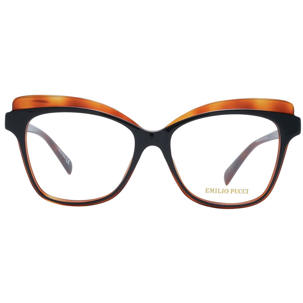 Emilio Pucci Brown Plastic Glasses (Frames)