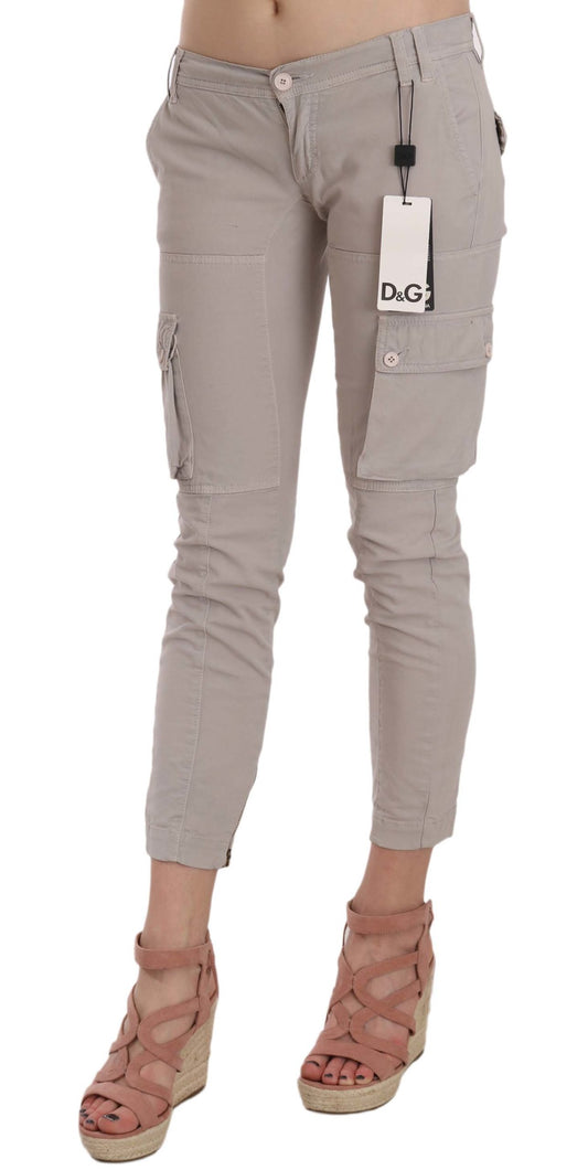 Pantalon kaki ajusté décontracté Dolce &amp; Gabbana