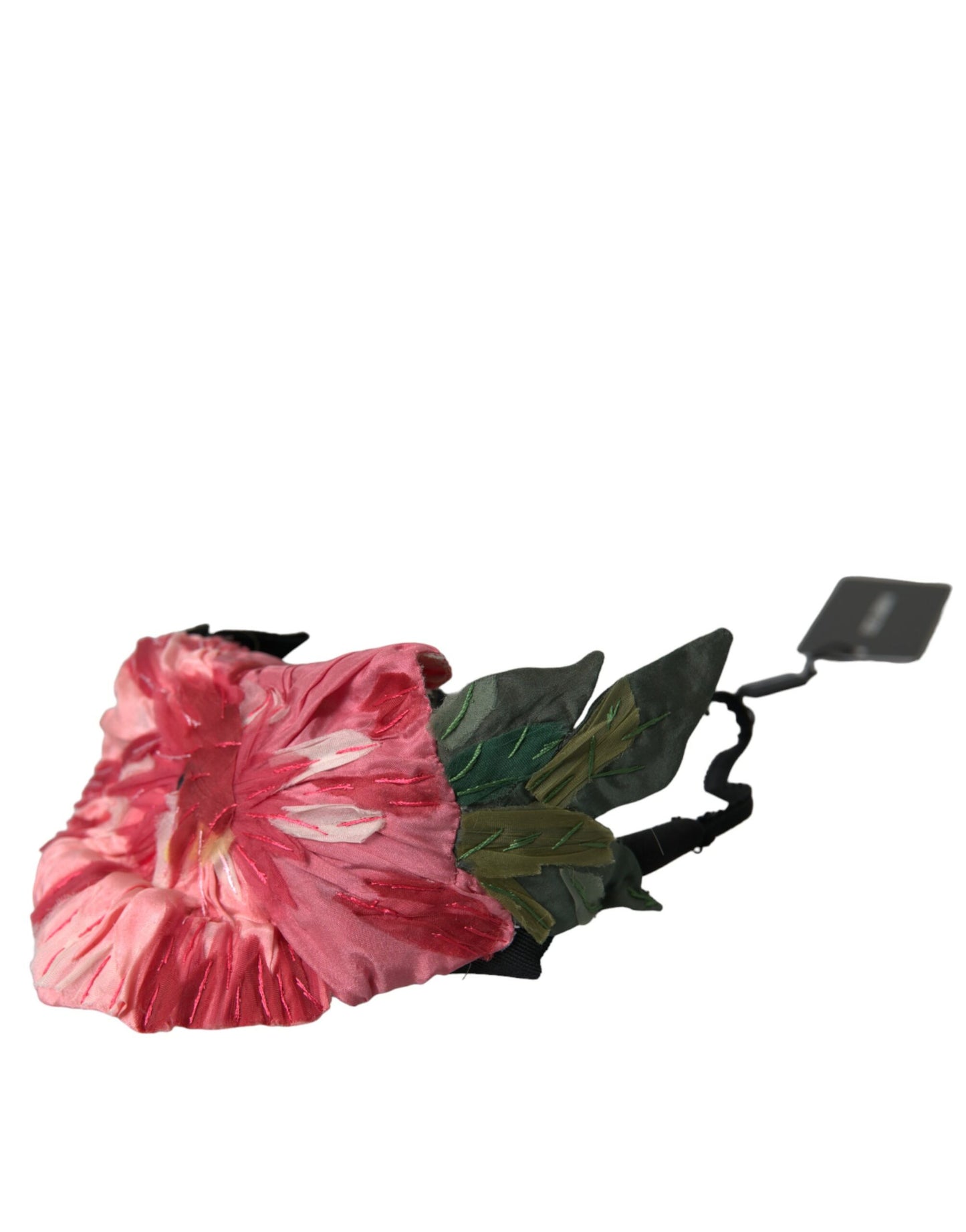 Bandeau de coiffure en viscose noire et blanche Dolce &amp; Gabbana