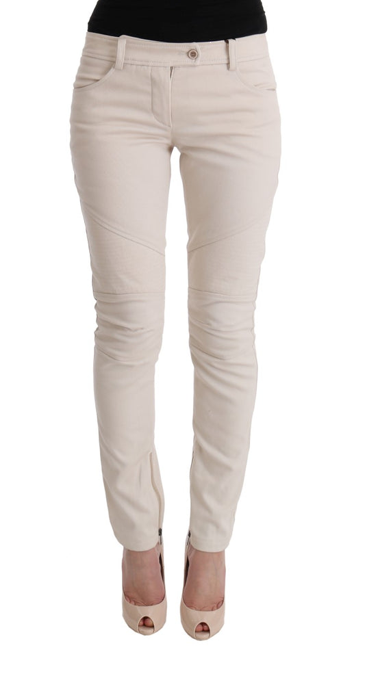 Weiße Slim-Fit-Freizeitjeans von Ermanno Scervino