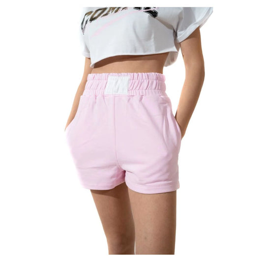 Comme Des Fuckdown Chic Short en coton stretch avec logo