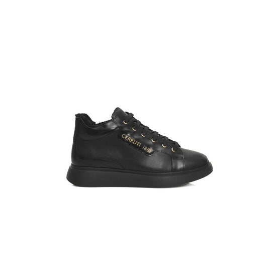 Cerruti 1881 Damen-Sneaker aus schwarzem Leder