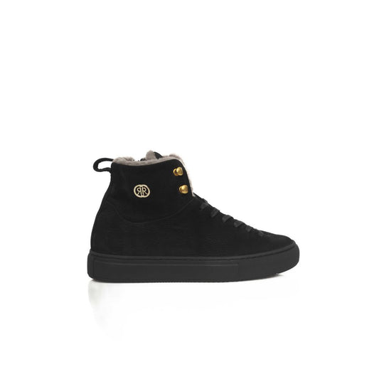 Cerruti 1881 Damen-Sneaker aus schwarzem Rindsleder