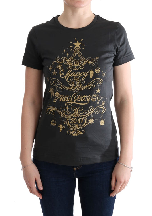 T-shirt Dolce &amp; Gabbana en coton gris Motif 2017