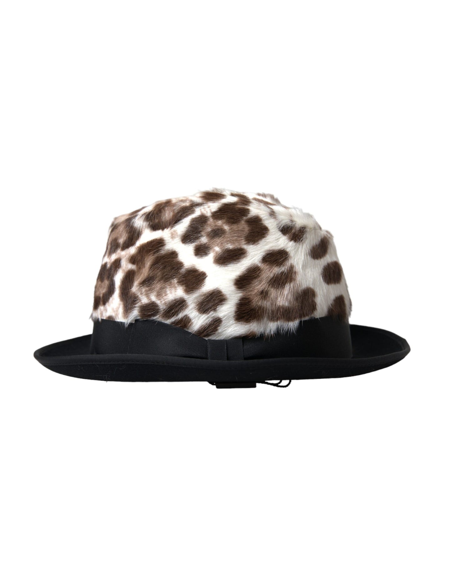 Chapeau Fedora léopard multicolore pour femme Dolce &amp; Gabbana