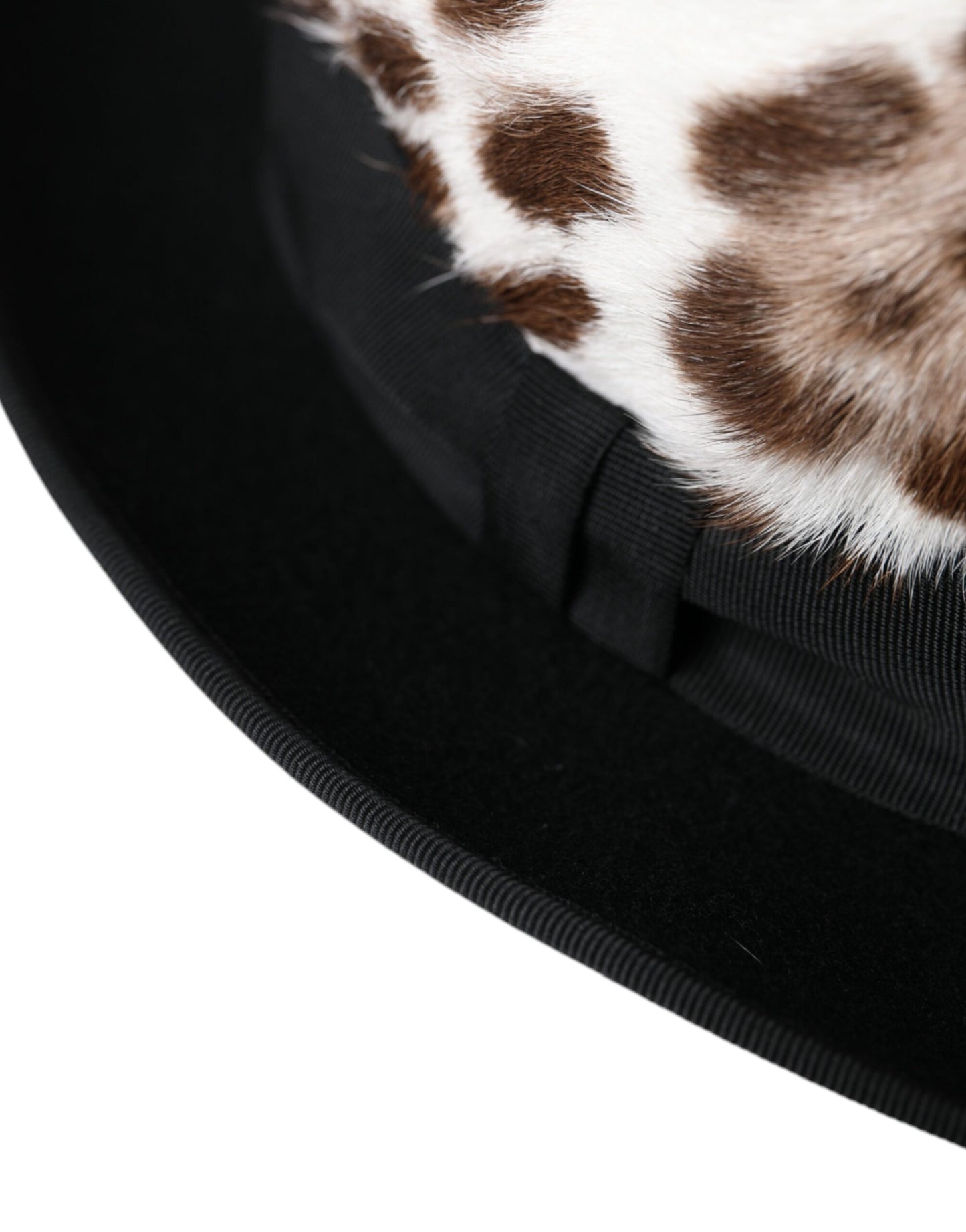 Chapeau Fedora léopard multicolore pour femme Dolce &amp; Gabbana