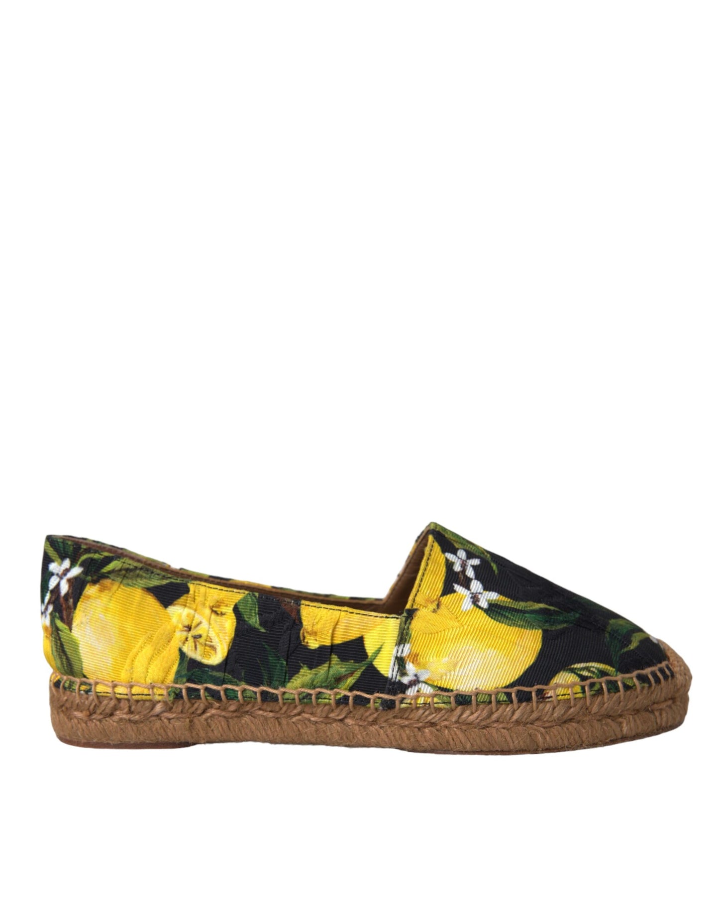 Dolce &amp; Gabbana – Mehrfarbige Zitronen-Espadrilles zum Hineinschlüpfen