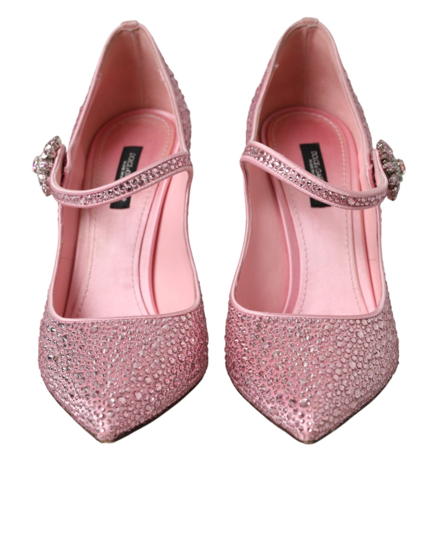 Escarpins Dolce &amp; Gabbana à talons et strass roses