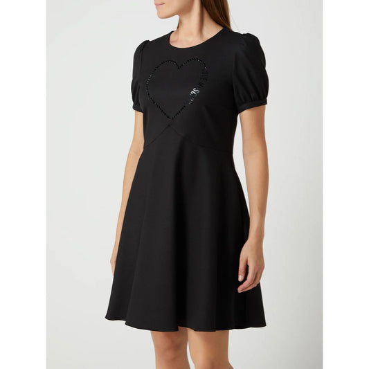 Robe noire en polyester Love Moschino pour femme