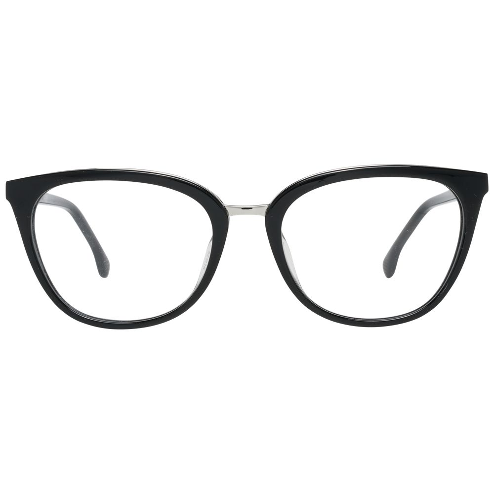 Montures optiques unisexes noires Lozza