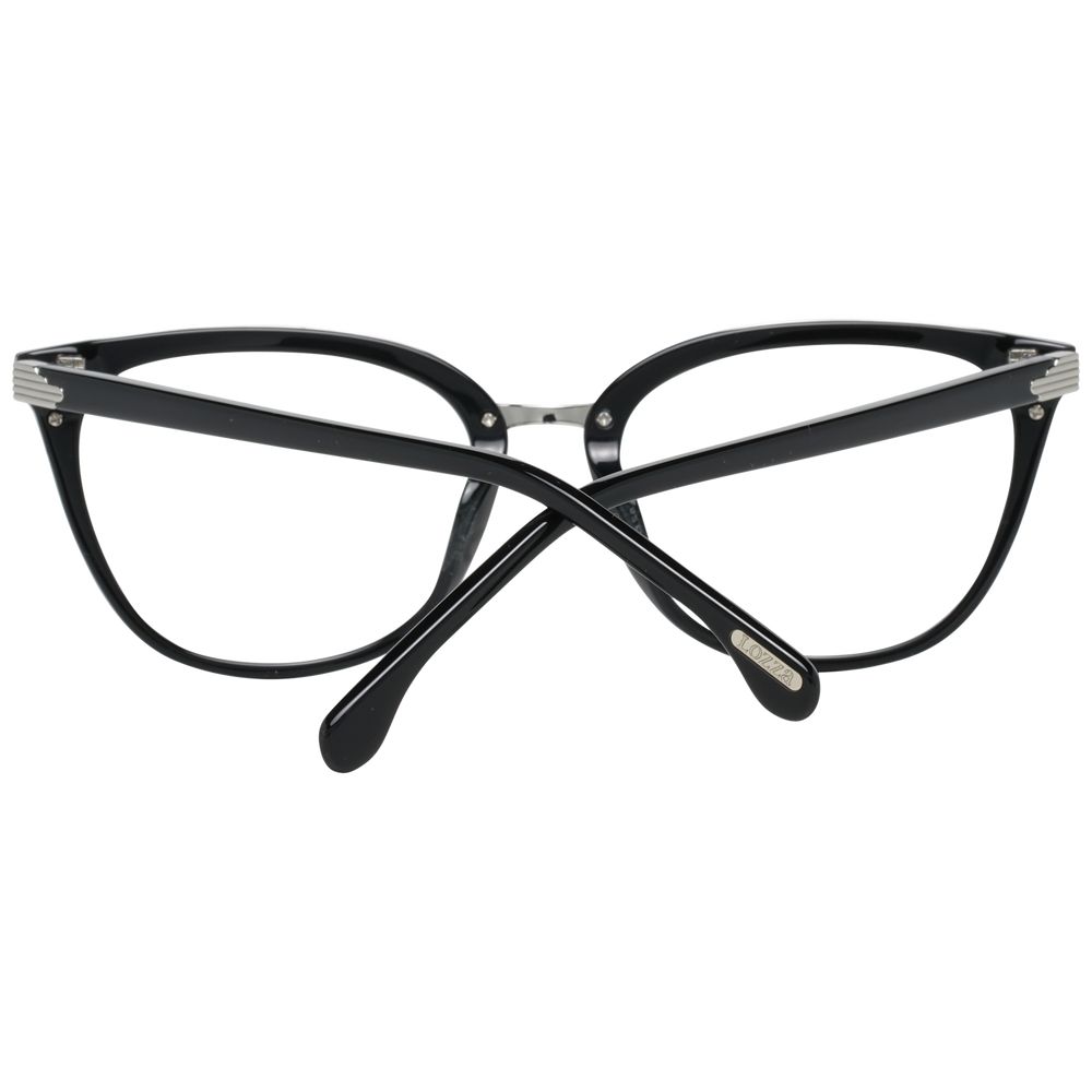 Montures optiques unisexes noires Lozza