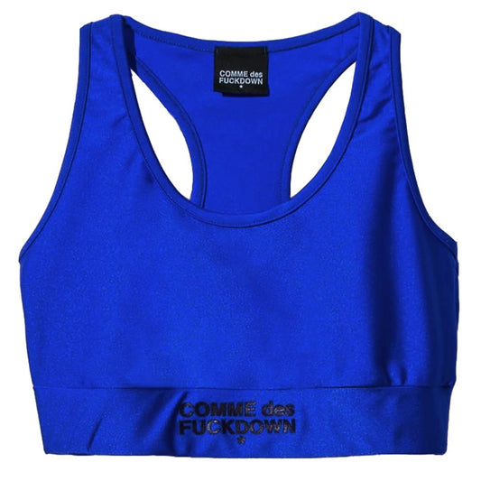 Hauts et t-shirts en nylon bleu Comme Des Fuckdown