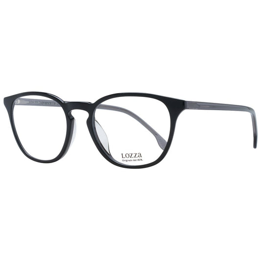 Montures optiques unisexes noires Lozza