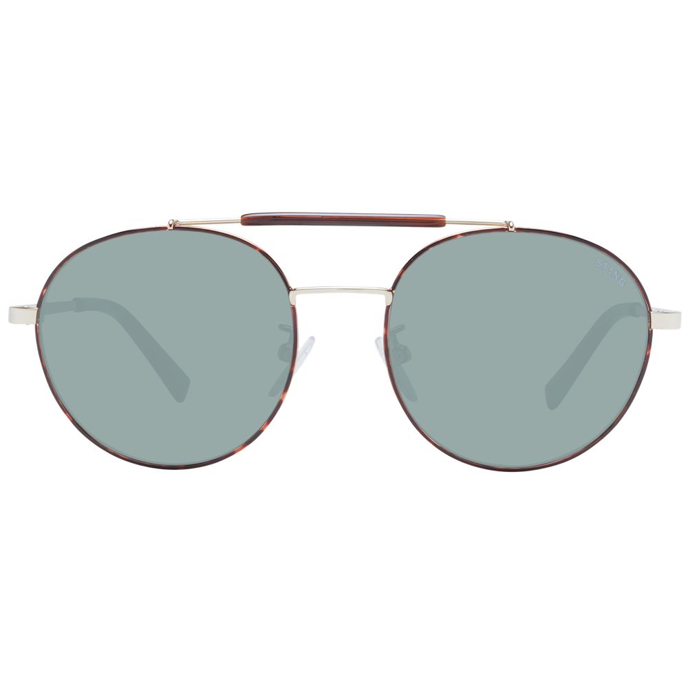 Sting Brown Metal Sunglasses