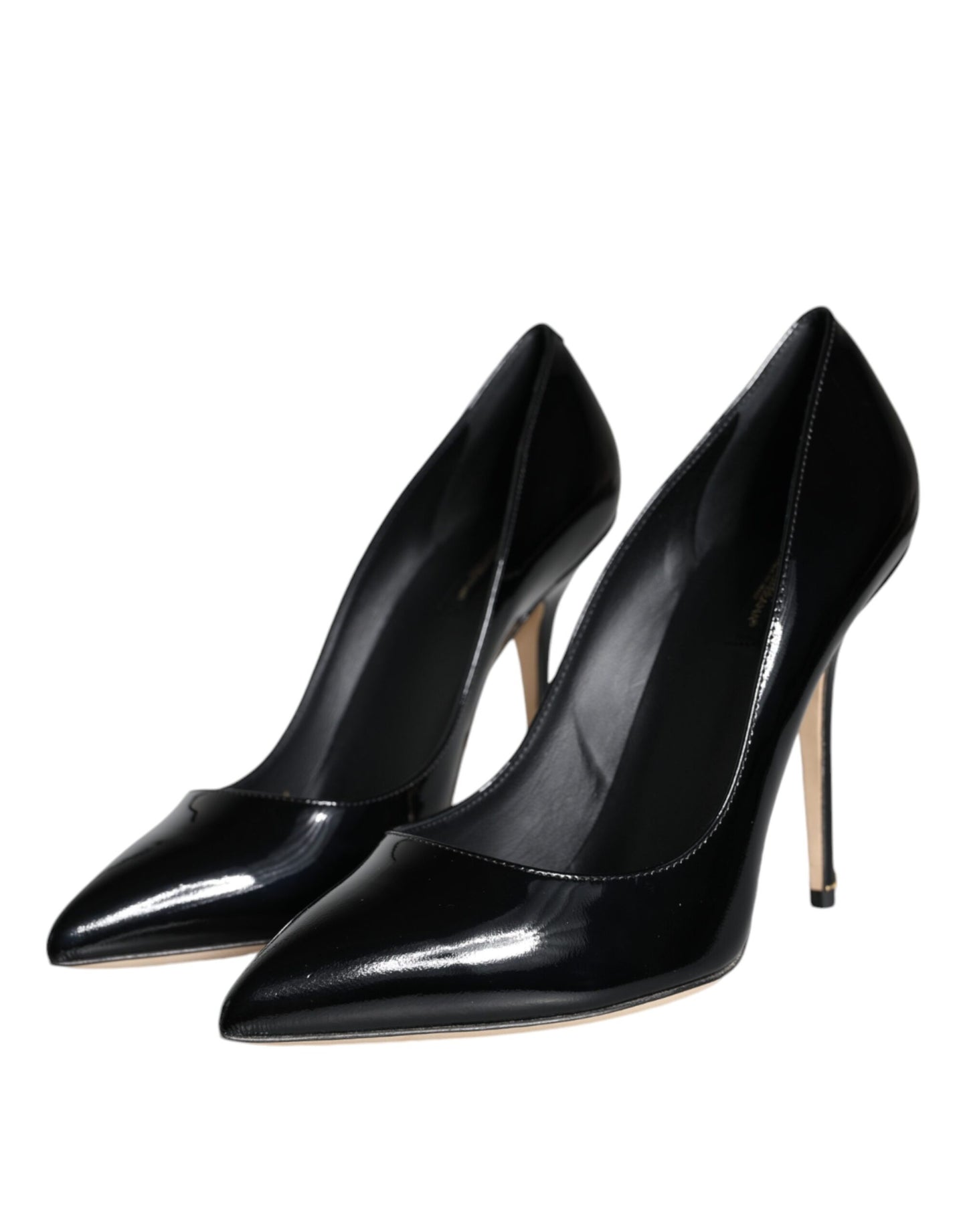 Escarpins Bellucci en cuir verni noir Dolce &amp; Gabbana