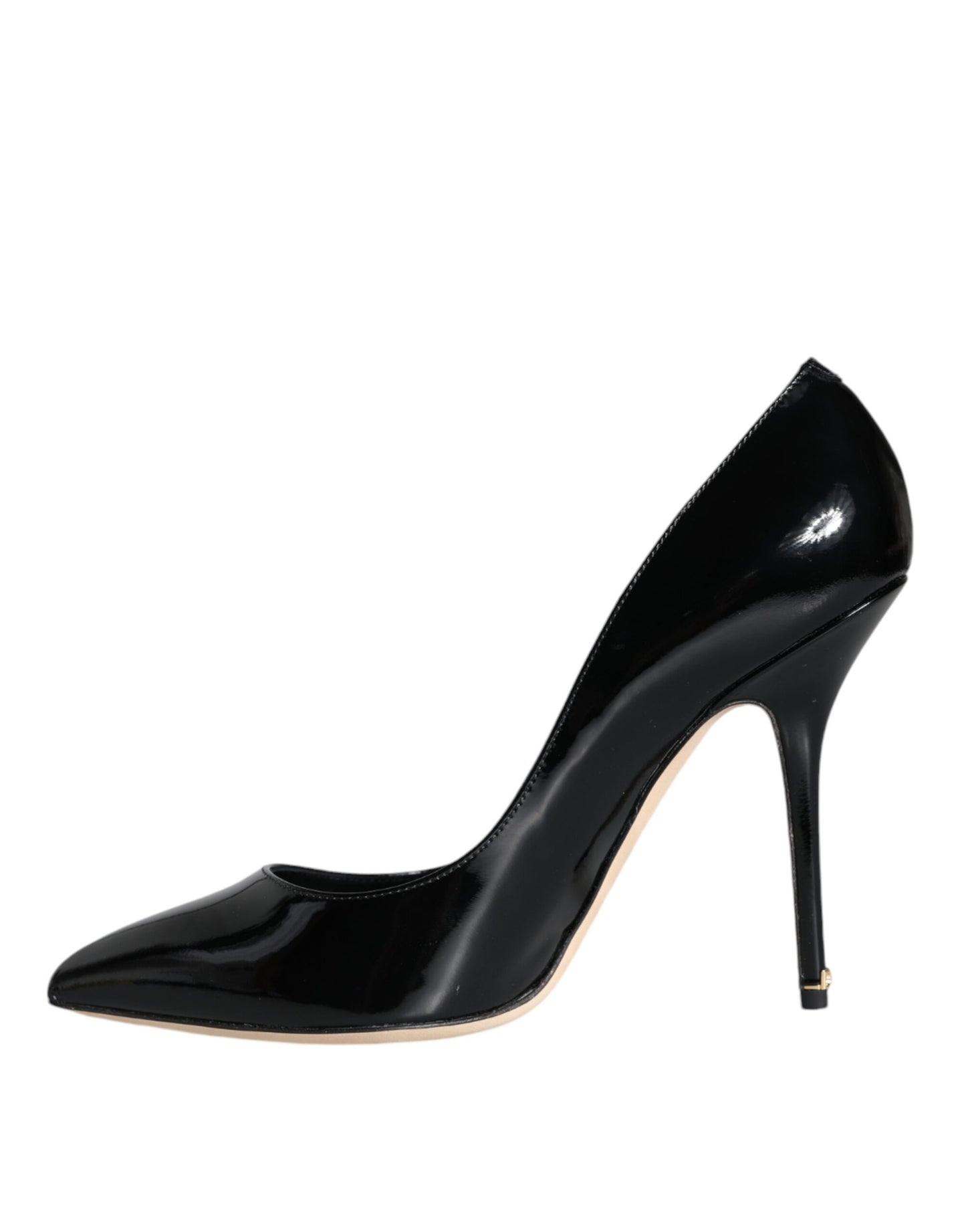 Escarpins Bellucci en cuir verni noir Dolce &amp; Gabbana