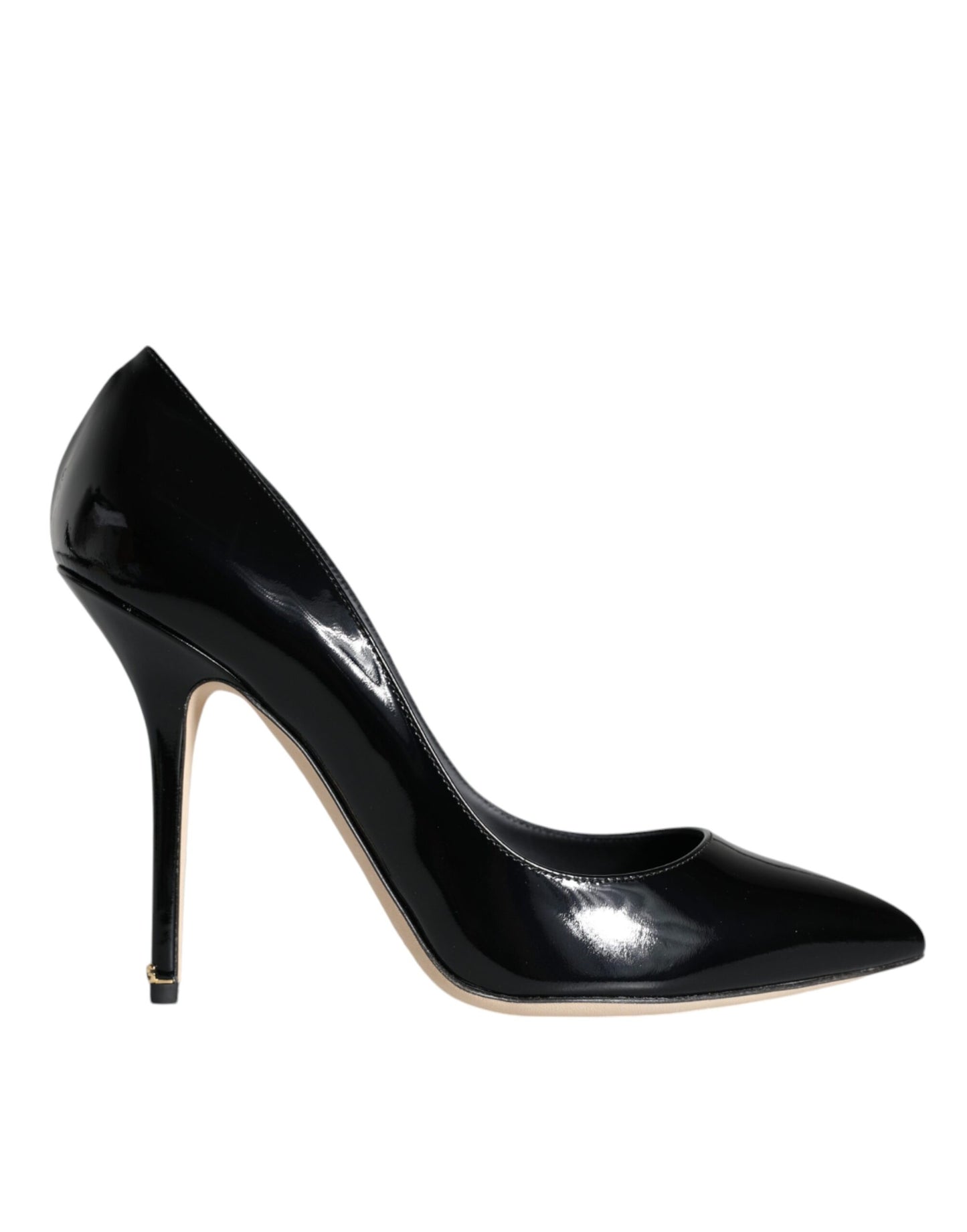Escarpins Bellucci en cuir verni noir Dolce &amp; Gabbana