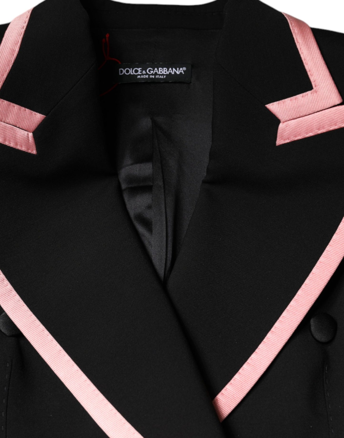 Robe combinaison sans manches en laine mélangée noire Dolce &amp; Gabbana