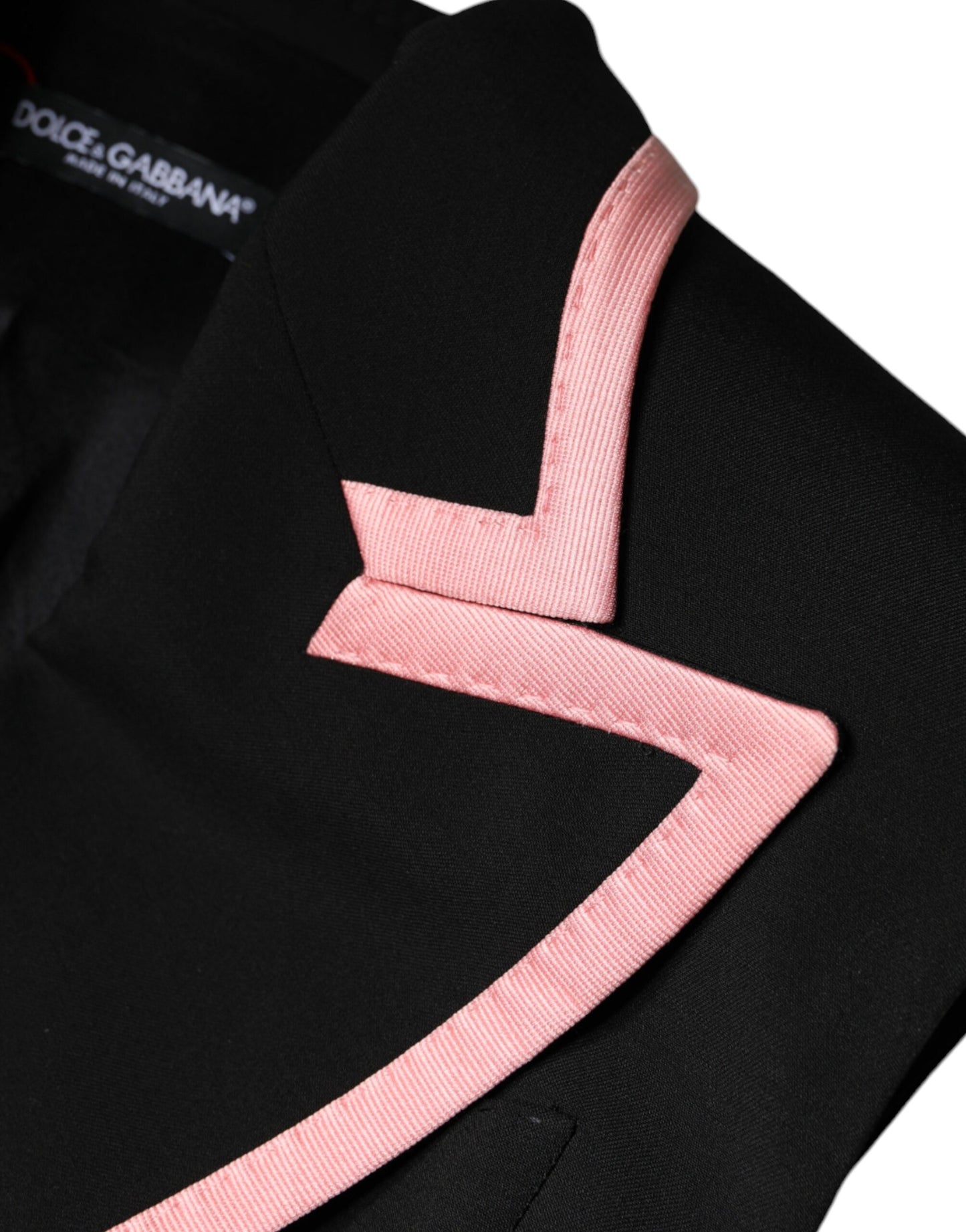 Robe combinaison sans manches en laine mélangée noire Dolce &amp; Gabbana