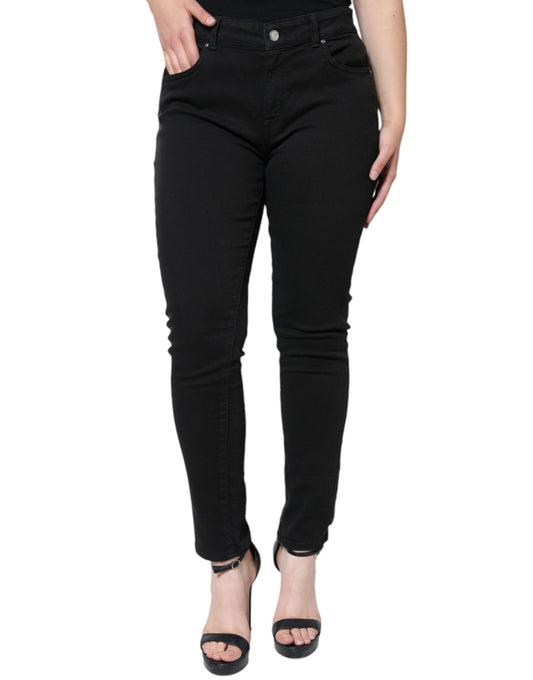 Jean skinny en coton stretch noir Dolce &amp; Gabbana