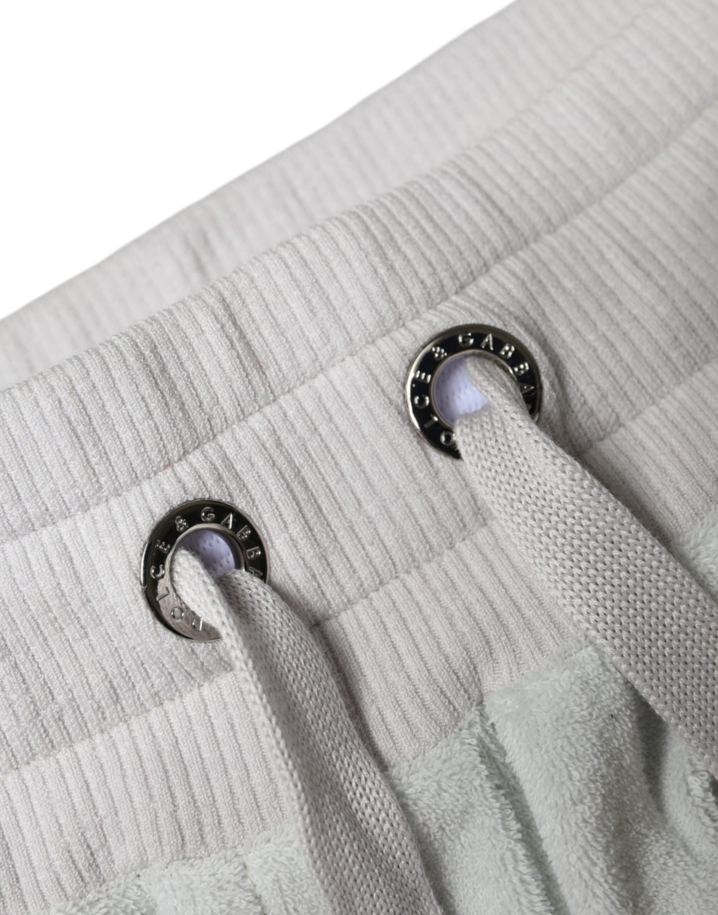 Dolce &amp; Gabbana – Weiße Jogginghose aus Nylon