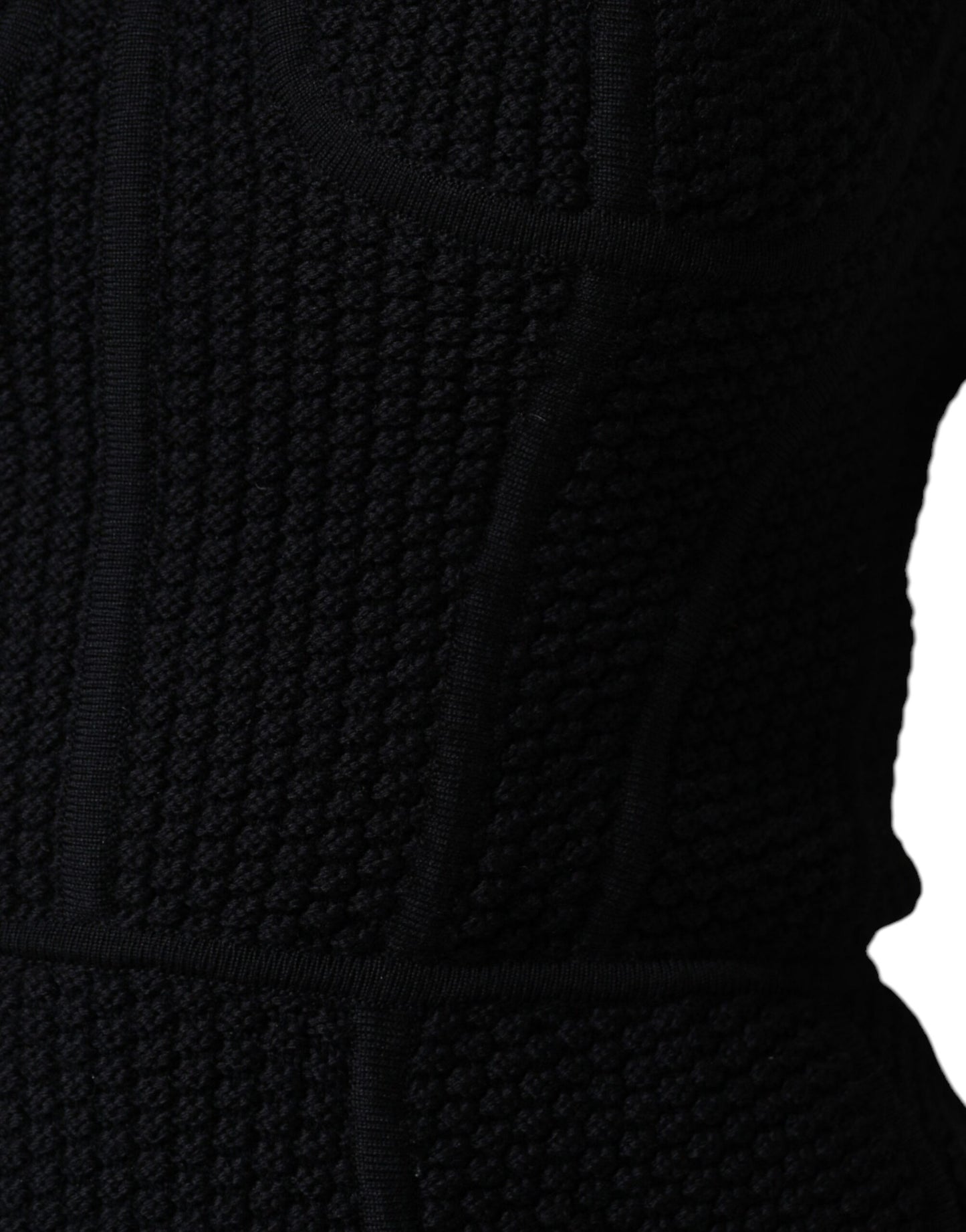 Dolce &amp; Gabbana Haut bustier noir sans manches style corset