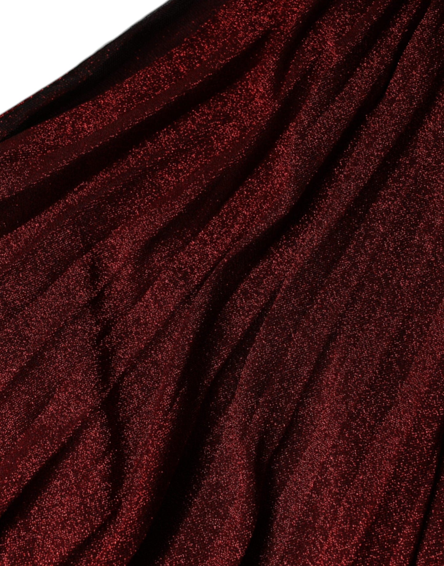 Robe courte plissée rouge asymétrique à coupe trapèze Dolce &amp; Gabbana