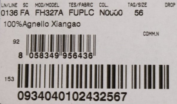 Bonnet en fourrure d'agneau Xiangao noir Dolce &amp; Gabbana