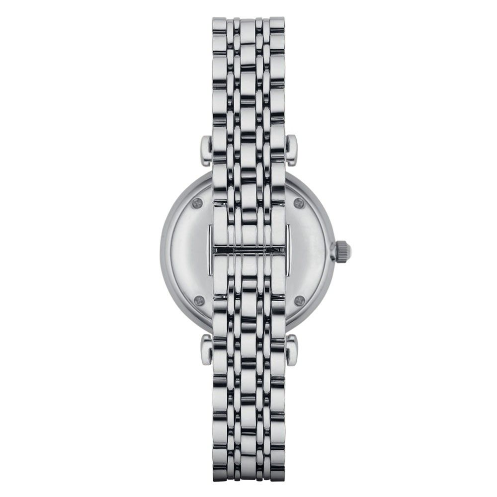 Montre Armani en acier inoxydable argenté
