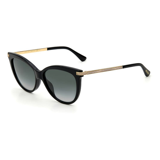 Lunettes de soleil Jimmy Choo en acétate noir