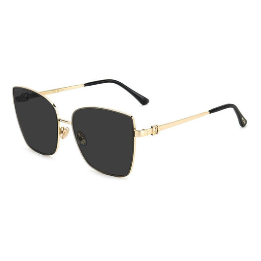 Lunettes de soleil Jimmy Choo en métal doré