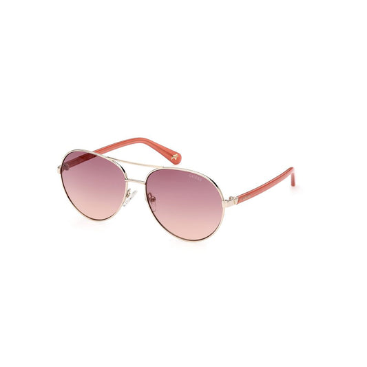 Lunettes de soleil Guess en métal doré